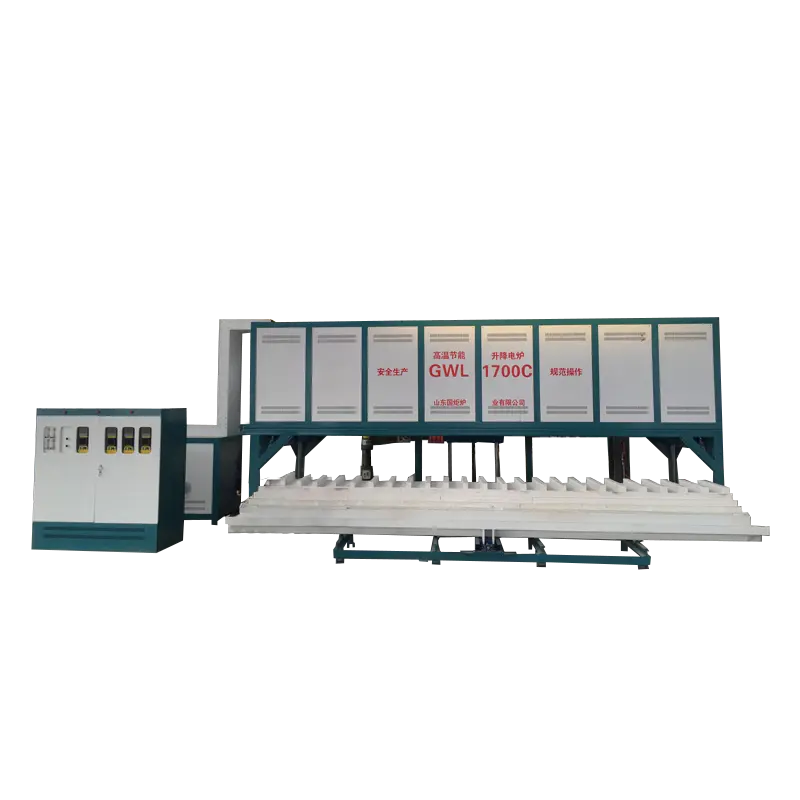 1700℃ 大型升降炉，长度 6 米