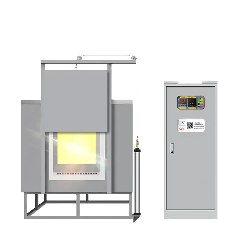 Box-Type Electric Furnace with Motorized Top-Opening Door